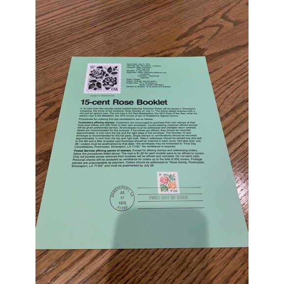 (30) USPS Stamp First Day Issue Announcements - Picture 9 of 12